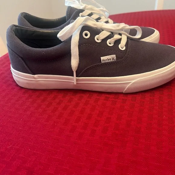 Hurley Men's Charcoal Canvas Sneakers - Picture 4 of 6